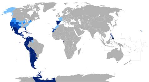 Географическое распространение испанского языка