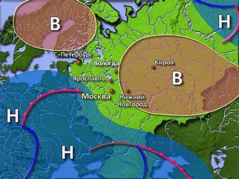 Циклонические и антициклонические процессы в Республике Коми